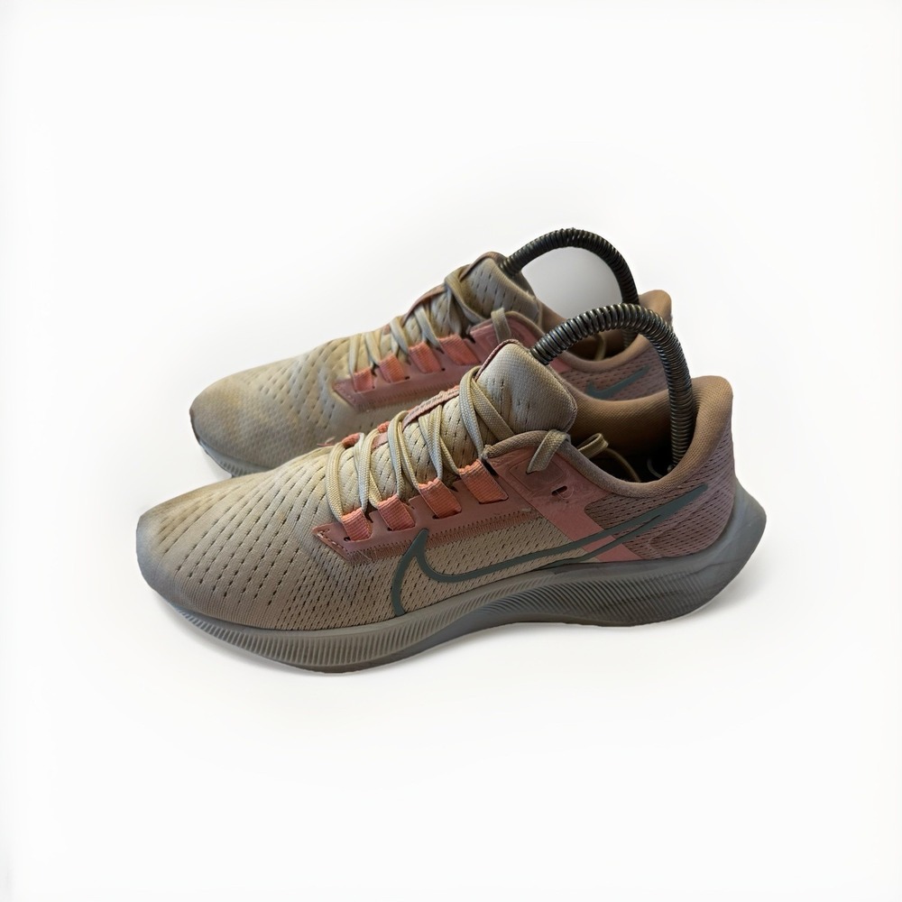 Nike Womens Air Zoom Pegasus 38 CW7358-103 White Running Shoes Sneakers Size 8